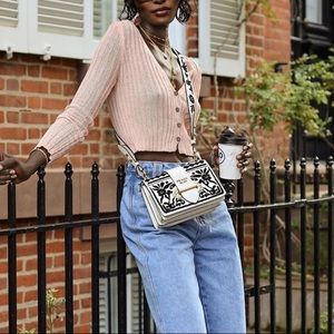 LIONESS pink cardigan too